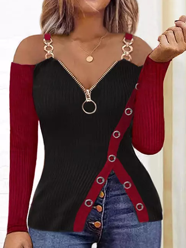 Split Joint Color Block SKU175824571929677107