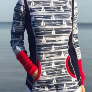 Printed Long Sleeve Crew Neck SKU175824571946269179