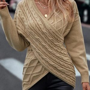 Plain Loose Casual Sweater SKU175824571917463374