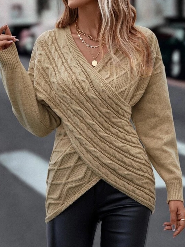 Plain Loose Casual Sweater SKU175824571917463374