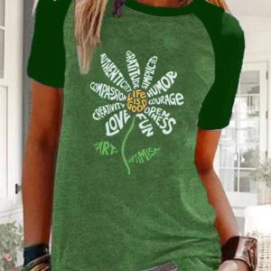 Plus Size Casual Short Sleeve SKU175824571917060764