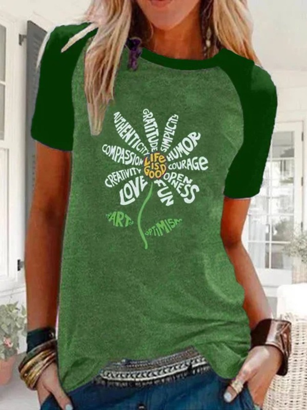 Plus Size Casual Short Sleeve SKU175824571917060764
